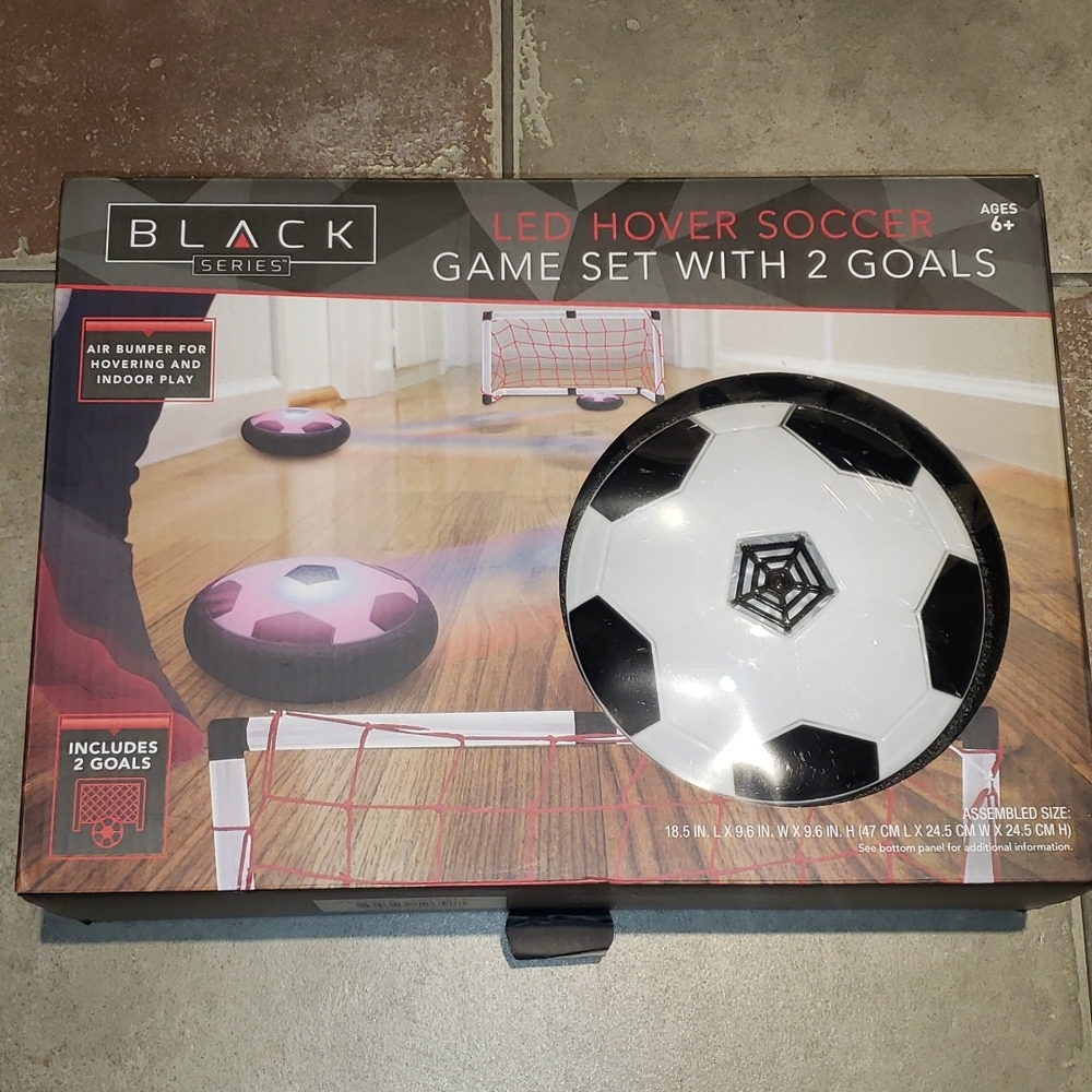 LED Hover Soccer Game set with 2 Goals